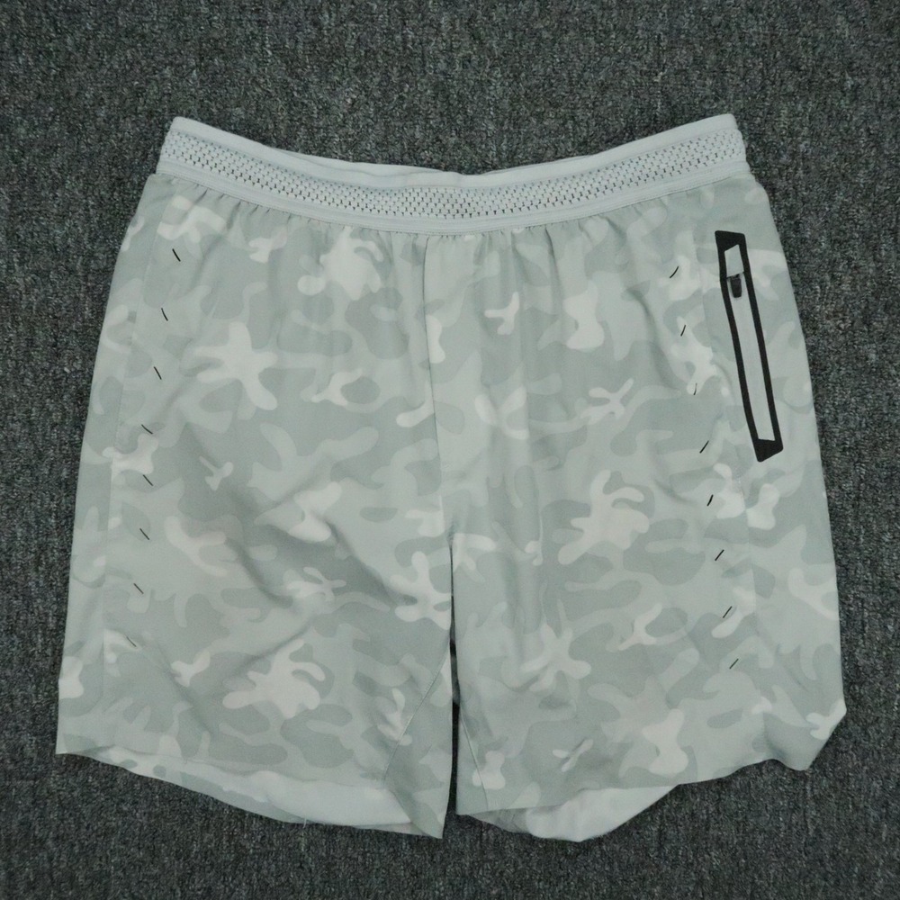 Ten Thousand Shorts Mens Medium Gray Session Camouflage Training Lined